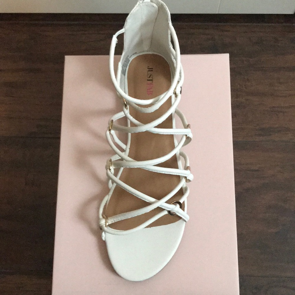 White sandal
